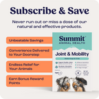 Joint & Mobility Liquid for medium dogs subscription offer with benefits.