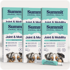 Joint & Mobility Liquid for medium dogs packaging by Summit Animal Health.
