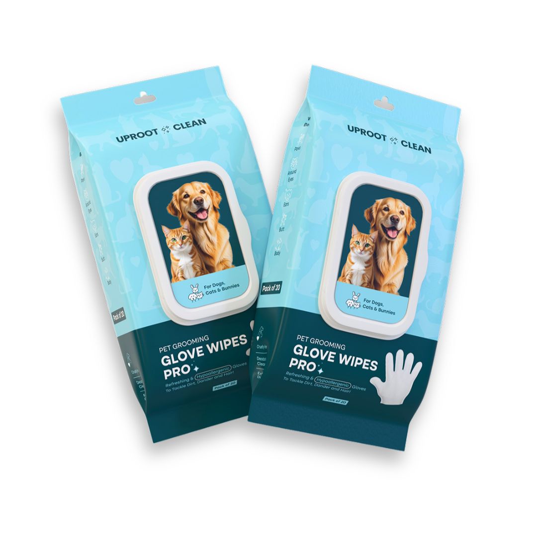 Pet Grooming Glove Wipes Single Pack