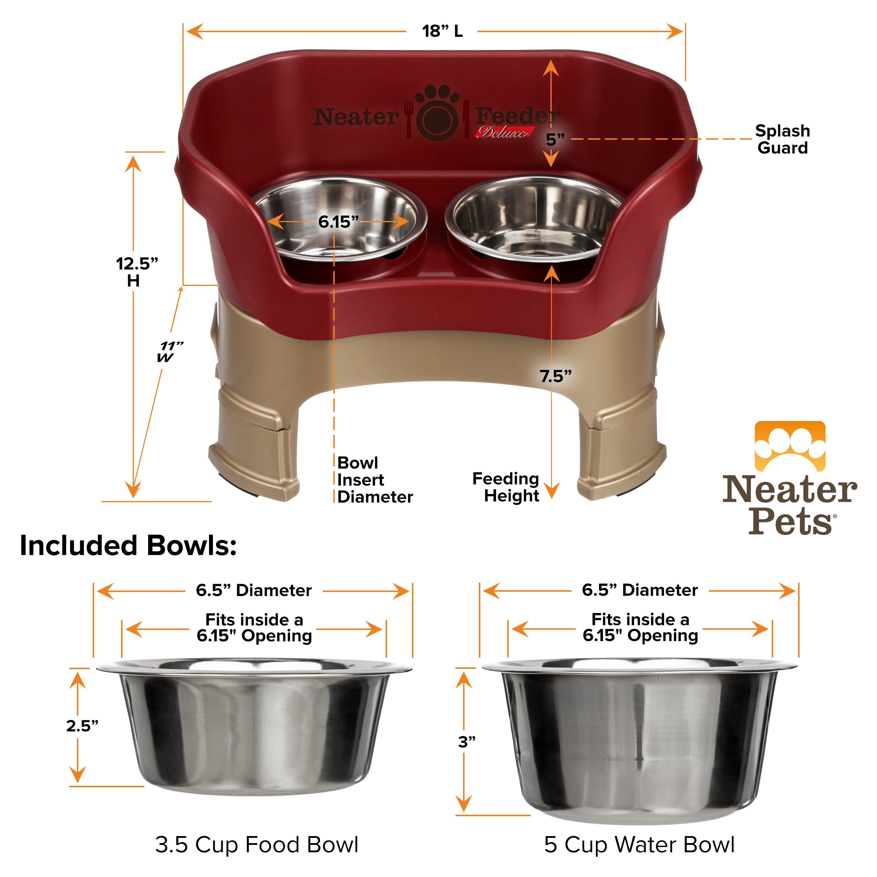 Elevated Spill-Containment Pet Feeder product image 92