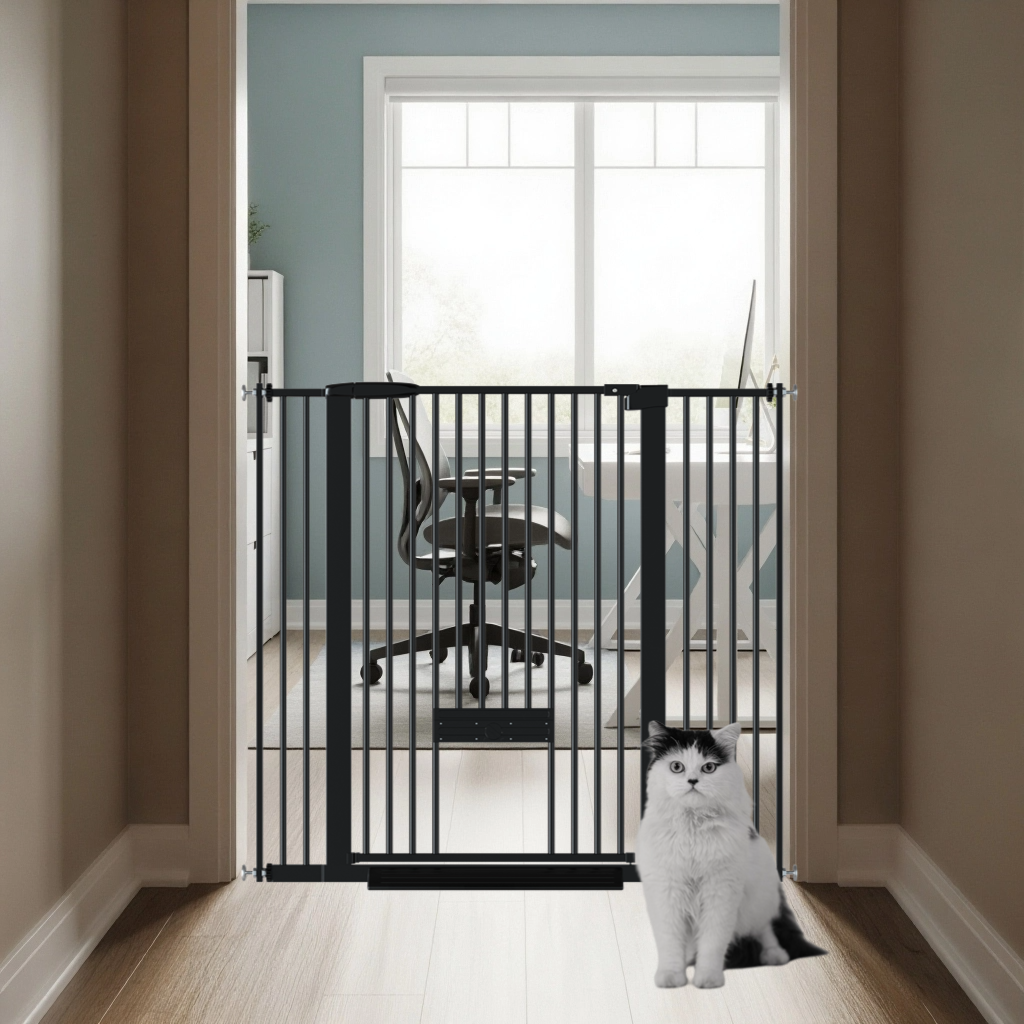 Dog Gate with Cat Door product image 12