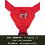 no pull sighthound harness with front ring