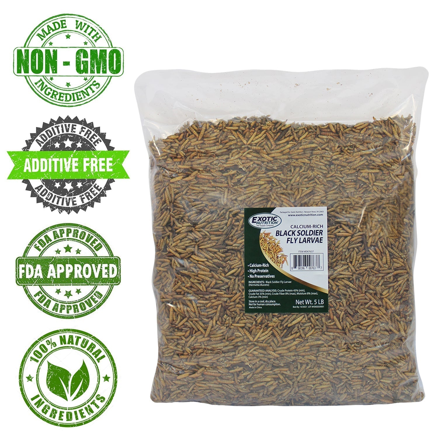 Dried Black Soldier Fly Larvae product image 7