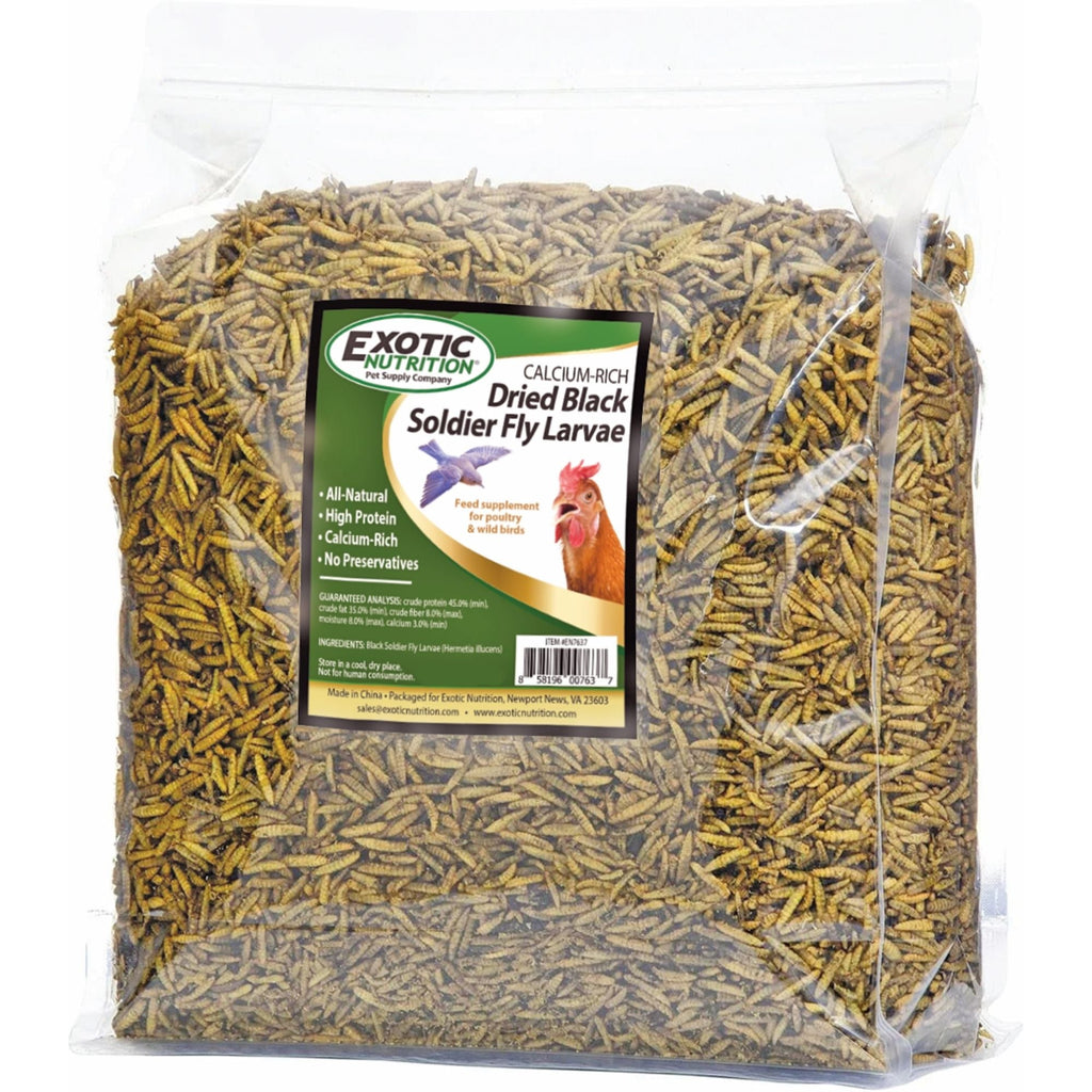 Dried Black Soldier Fly Larvae, 5 lb Bag