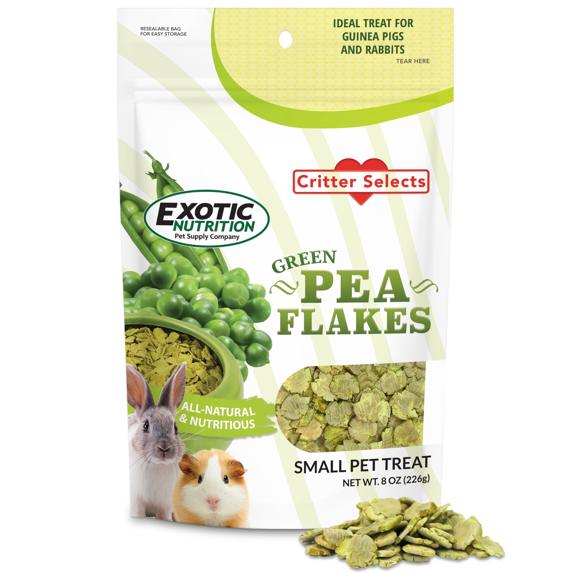 Green Pea Flake Small Pet Treats product image 8