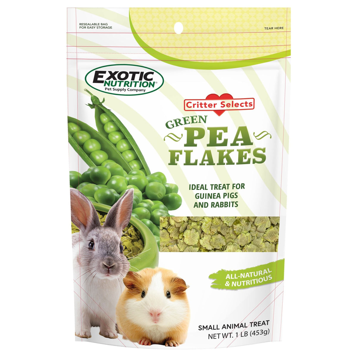 Green Pea Flake Small Pet Treats product image 11