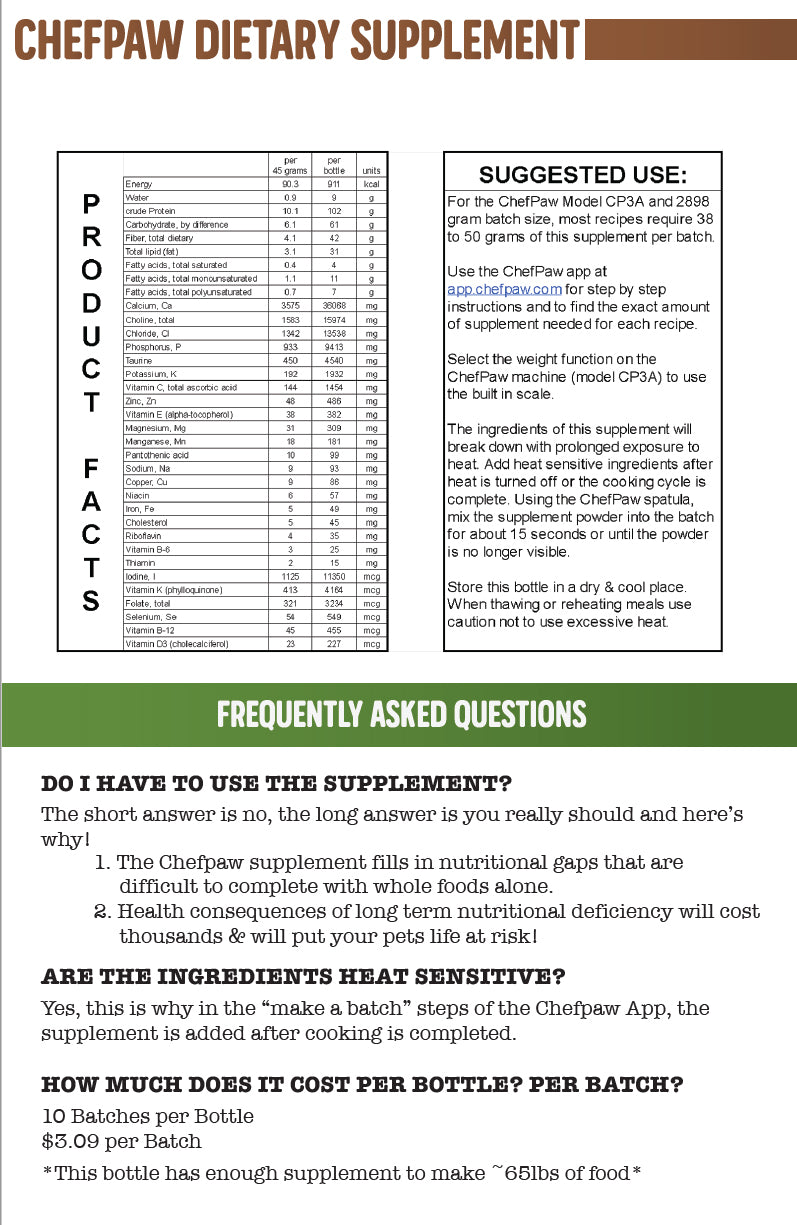 Dog Multivitamin and Calcium Supplement product image 5