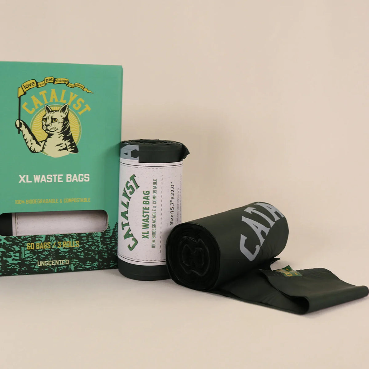 Catalyst Biodegradable Pet Waste Bags XL / 120 bags variant