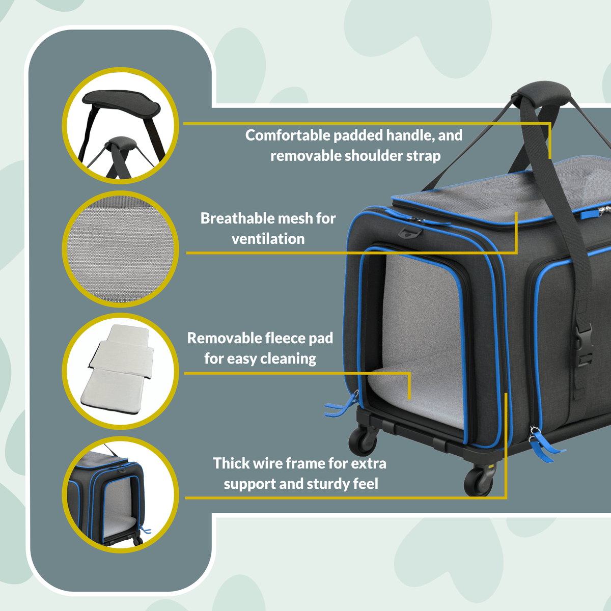 Wheeled Pet Carrier product image 7