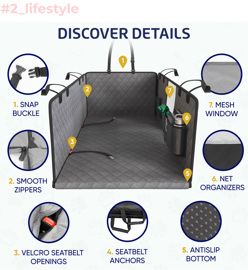 Dog Car Seat Cover product image 3