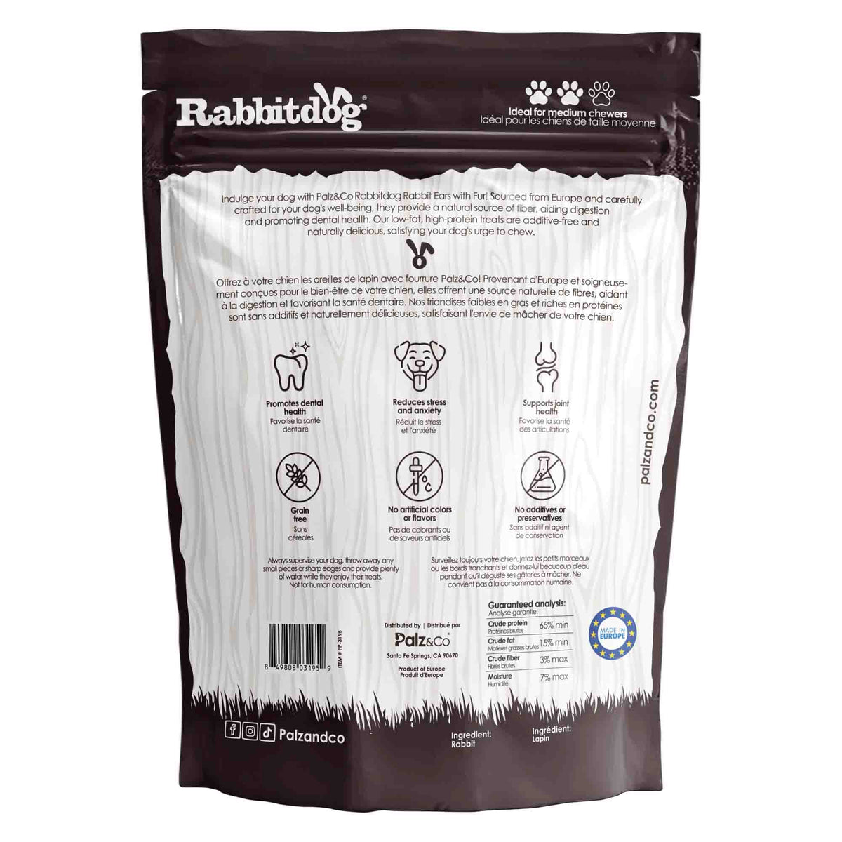 Rabbit Ear Dog Treats product image 2