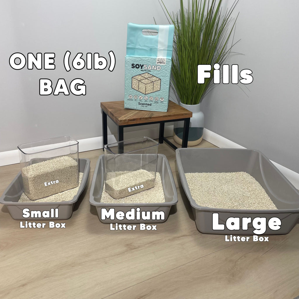 Long lasting cat litter