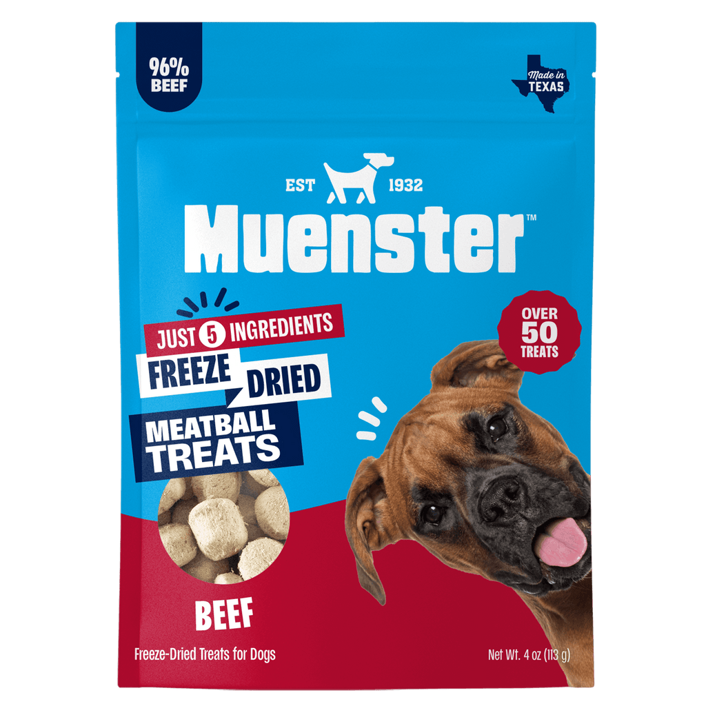 Freeze-Dried Beef Meatball Dog Treats, Five-Ingredient 4-Ounce Bag for Training, Toppers and Rewards source image 1