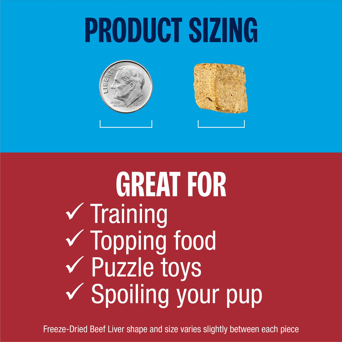 Freeze-Dried Beef Liver Dog Treats product image 4