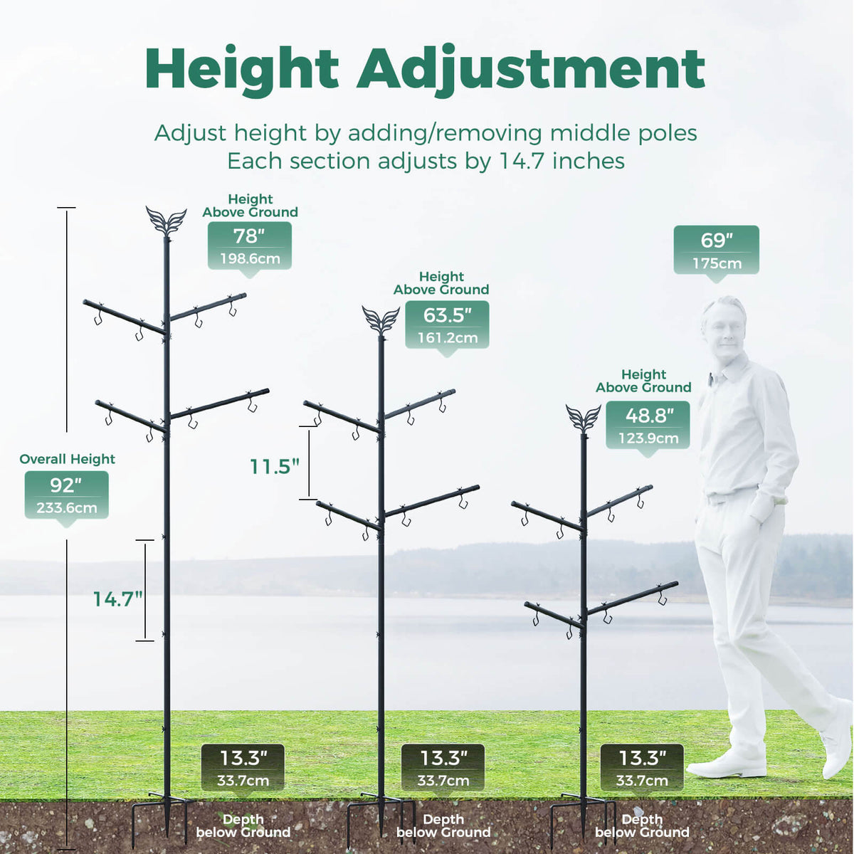 Bird Feeder Pole product image 3