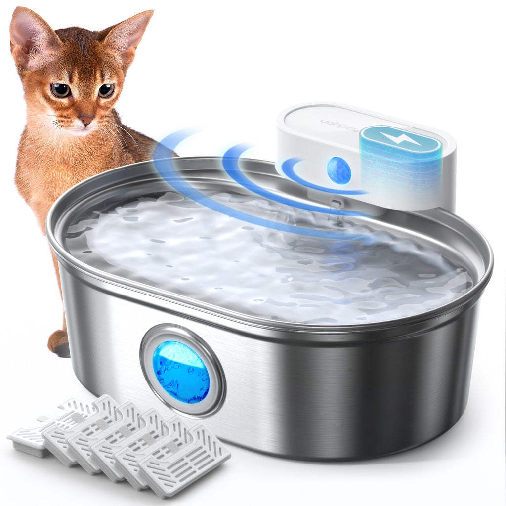 Wireless Stainless Steel Pet Water Fountain product image 2