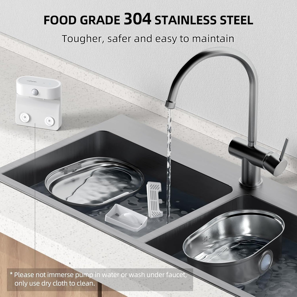 Wireless Stainless Steel Pet Water Fountain product image 7