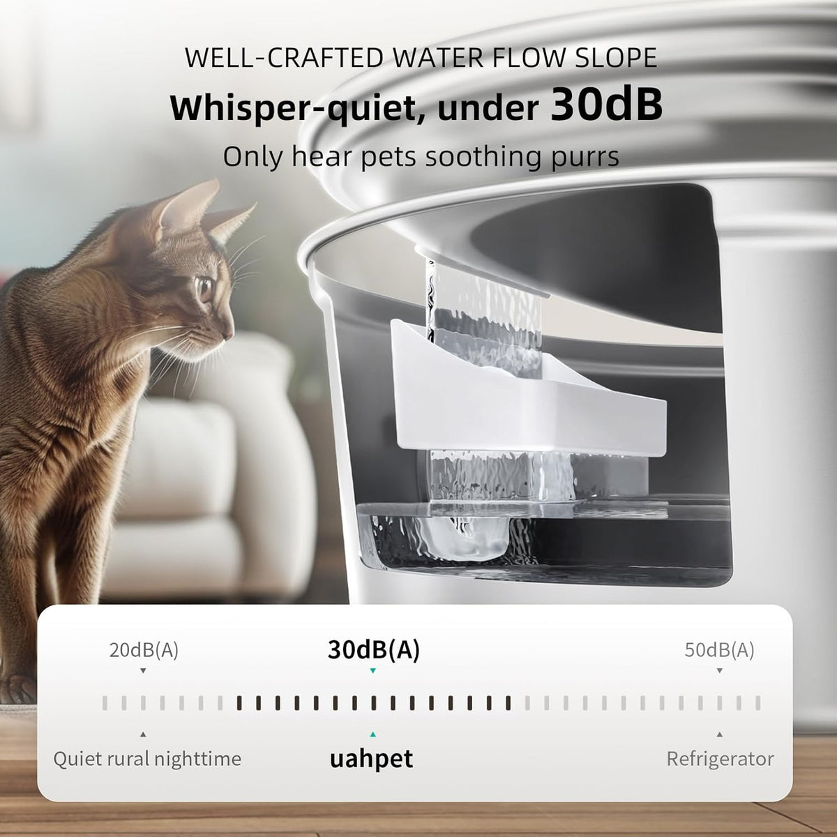 Wireless Stainless Steel Pet Water Fountain product image 9