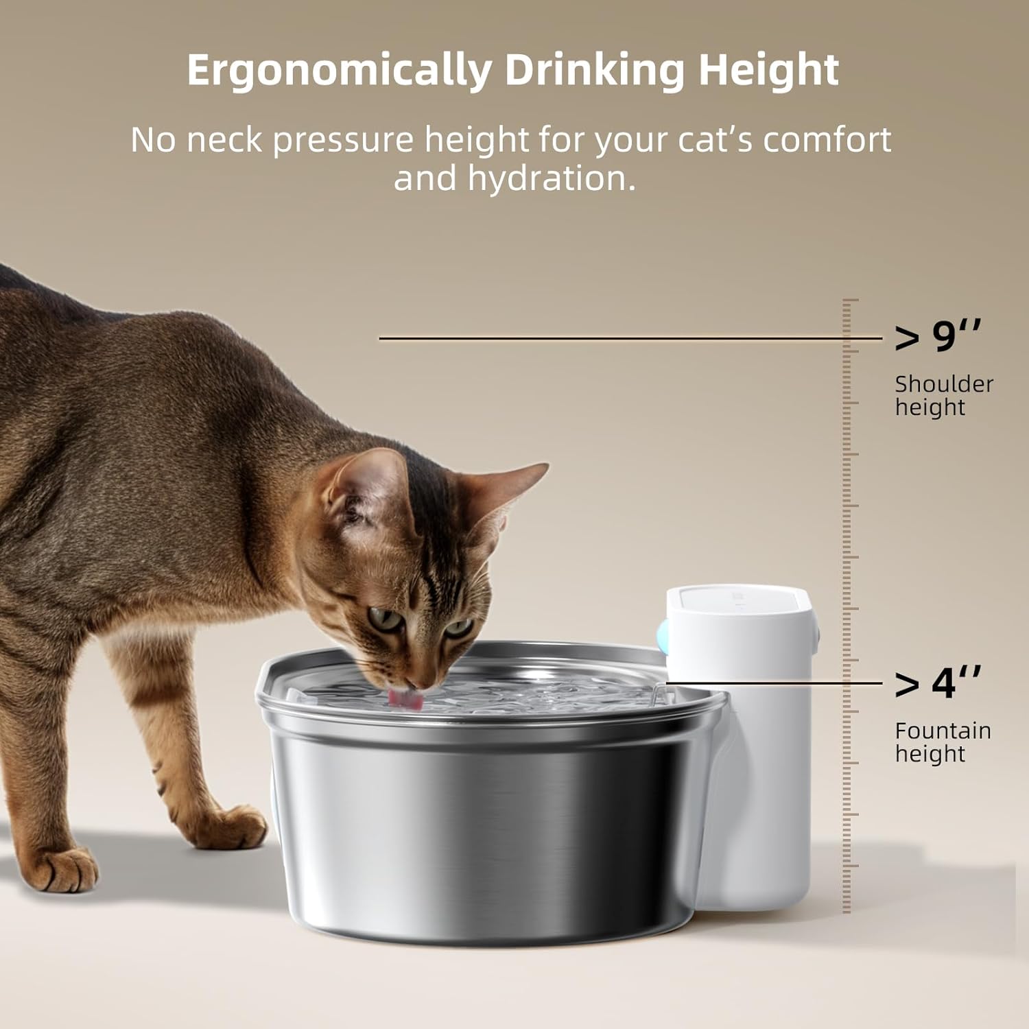 Wireless Stainless Steel Pet Water Fountain product image 11