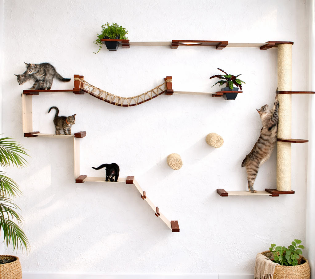 Wall-Mounted Cat Tree product image 3
