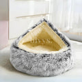 Machine Washable Cozy Cocoon Pet Bed, storm gray / S (20"/50cm)