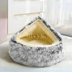 Machine Washable Cozy Cocoon Pet Bed, storm gray / S (20"/50cm)