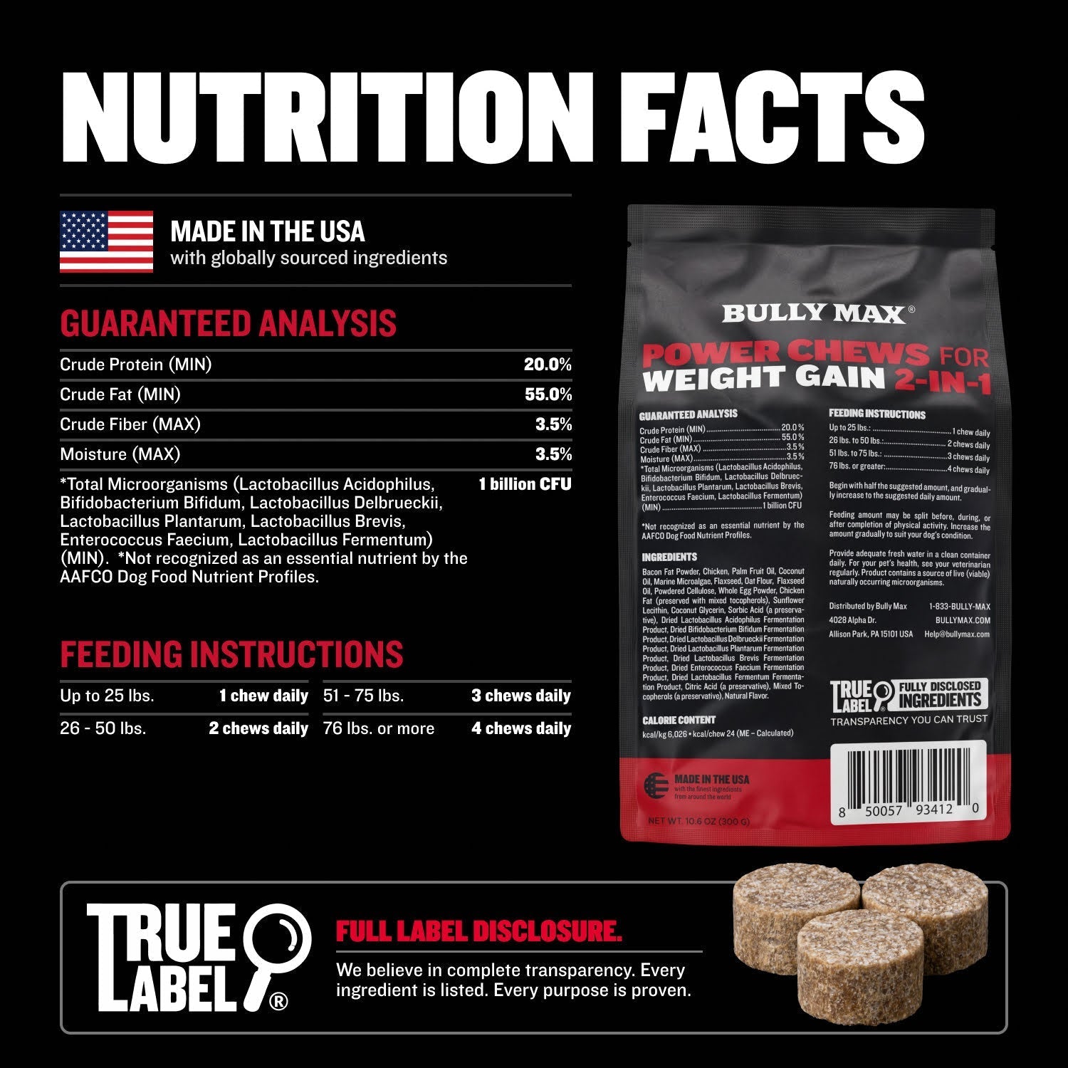 High Calorie Dog Weight Gain Chews product image 6