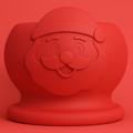 Santa-Shaped Dog Enrichment Toy product image 1