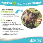 Freeze-Dried Dog Treats, Duck Necks for Dogs, 5 oz Single-Ingredient Snack for Everyday Treat Time