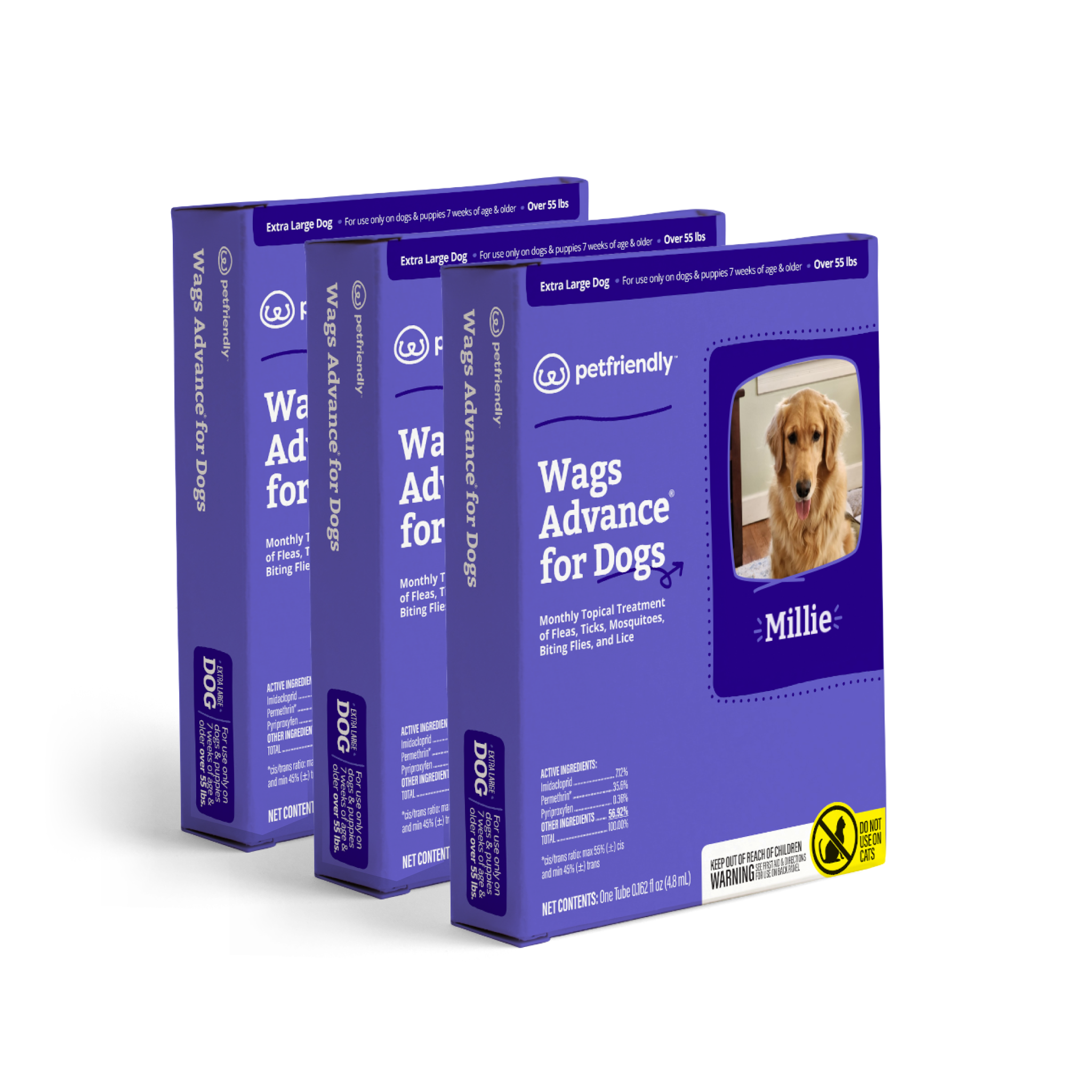 Wags Advance® for Dogs - Large - 3-pack