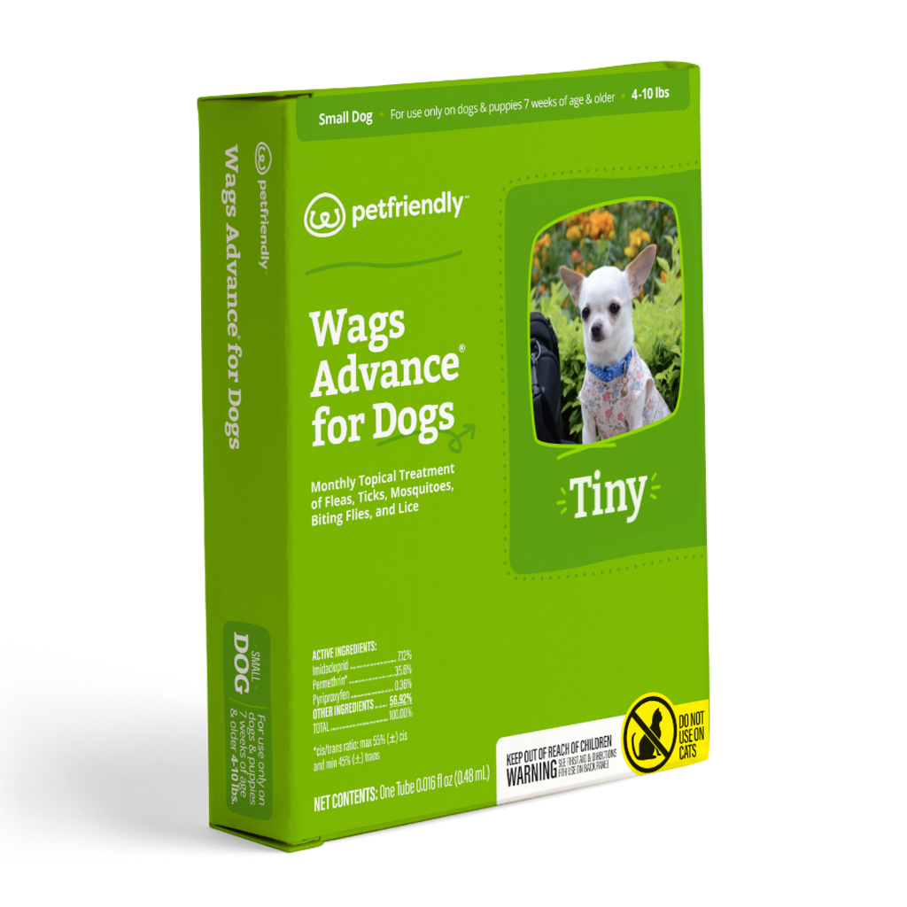 Topical Dog Flea and Tick Spot Treatment, single / Small Dog (4-10 lbs)