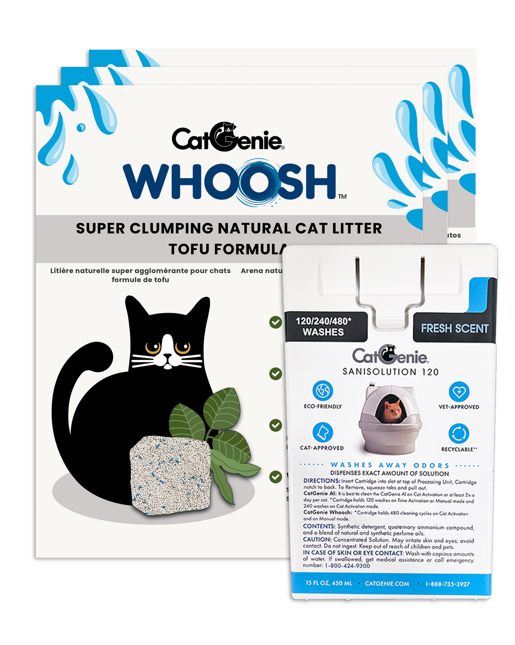 Super-Clumping Soy Cat Litter Combo, Fresh Scent