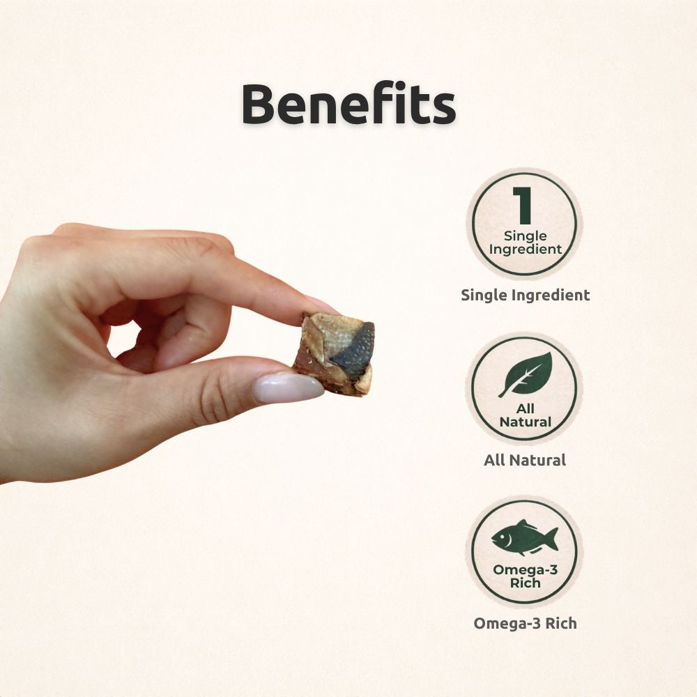 Salmon Skin Cube Dog Treats product image 3