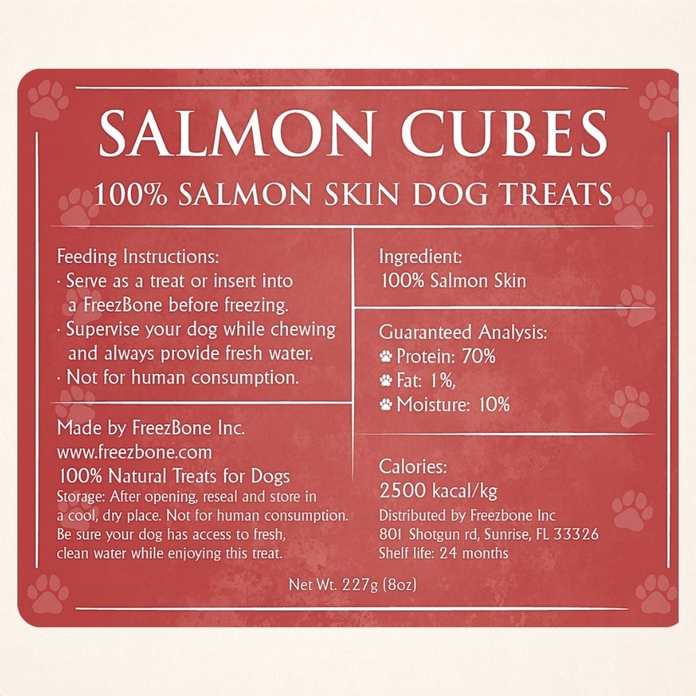 Salmon Skin Cube Dog Treats product image 4