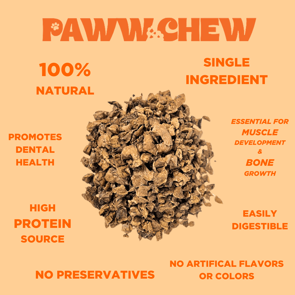 Beef Lung Treats - Paww Chew