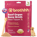 Beef Organ Bone Broth Meal Topper - 100% Grass-Fed - for Dogs