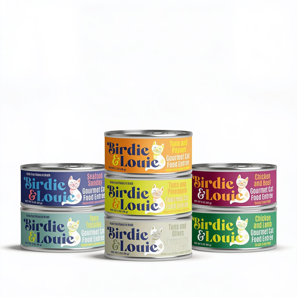 Seven-Recipe Wet Cat Food Bundle, Default Title
