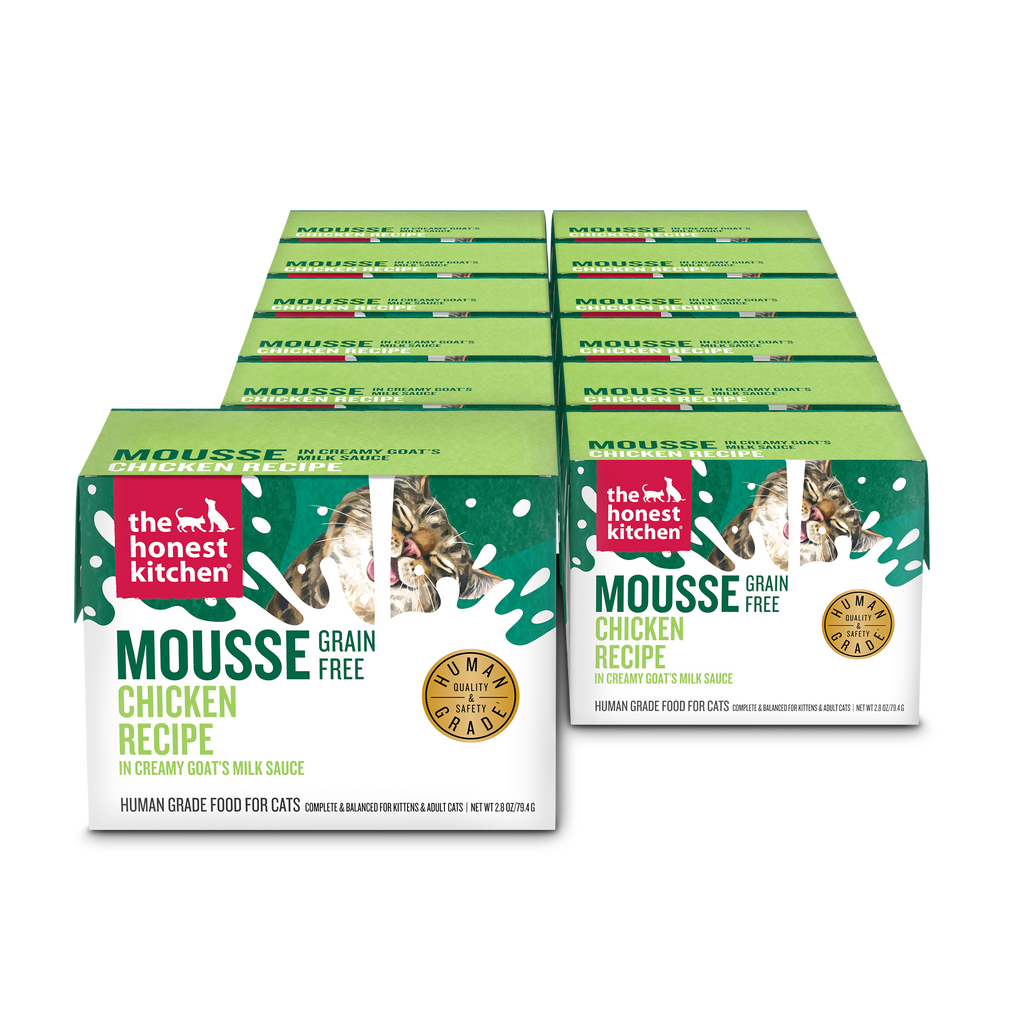 Chicken Mousse Wet Cat Food, 2.8 oz x 12