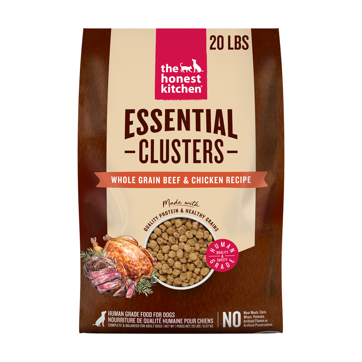 Whole Grain Beef & Chicken Essential Clusters ::20-lb