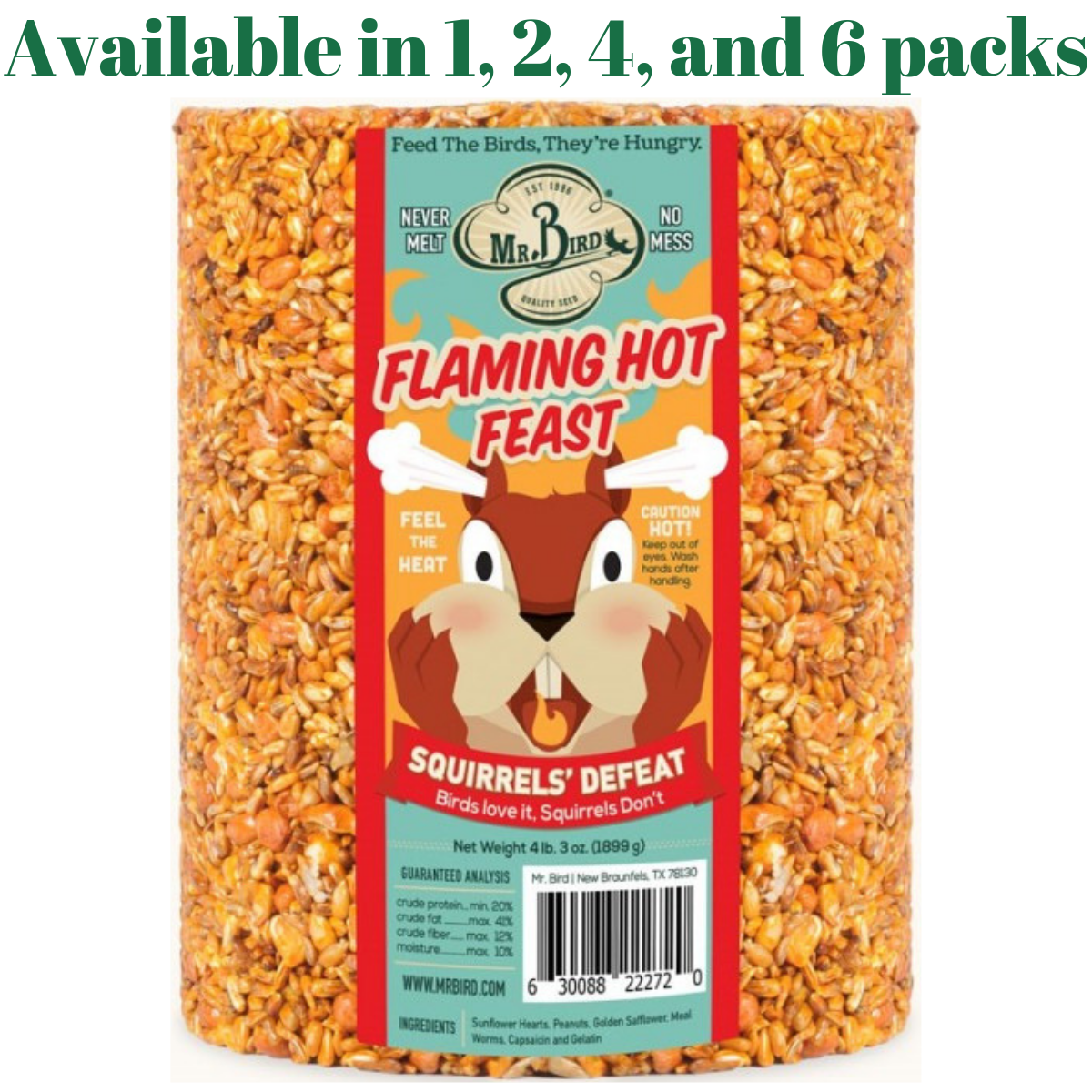 Hot Pepper Bird Food Cylinder product image 2