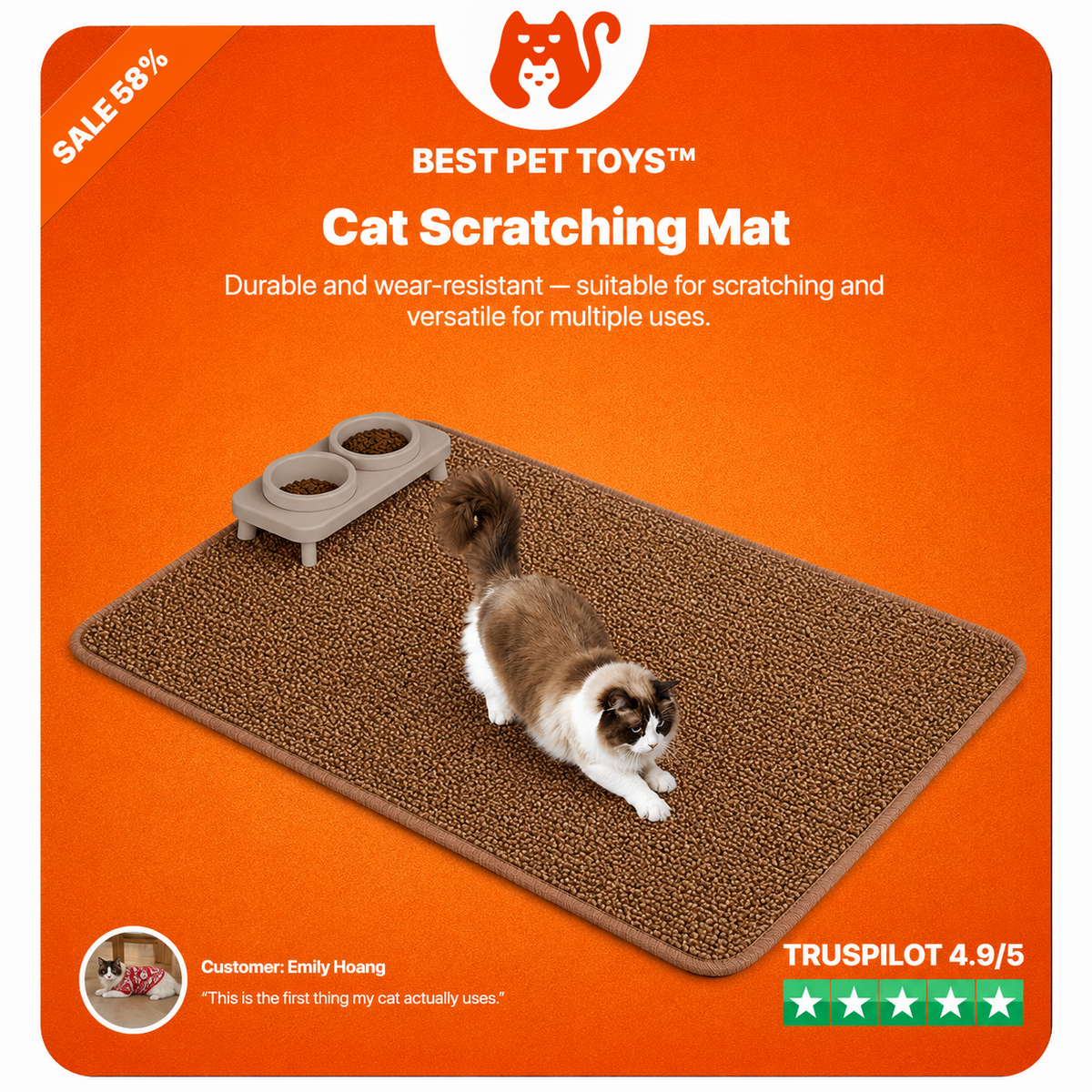 Sisal Cat Scratching Mat product image 1