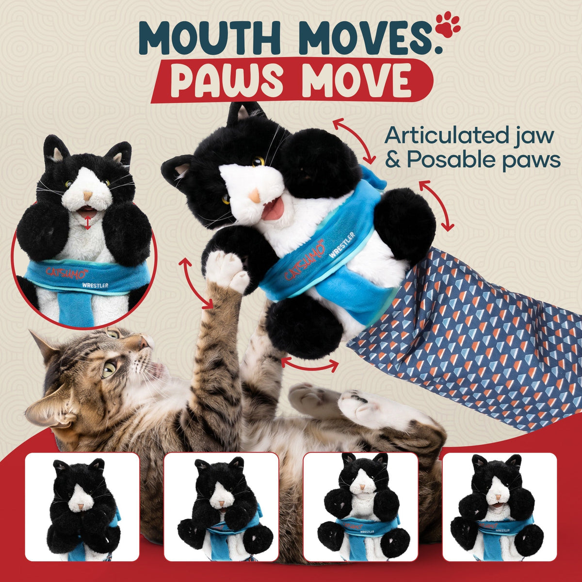 Interactive Wearable Cat Wrestler Toy product image 2