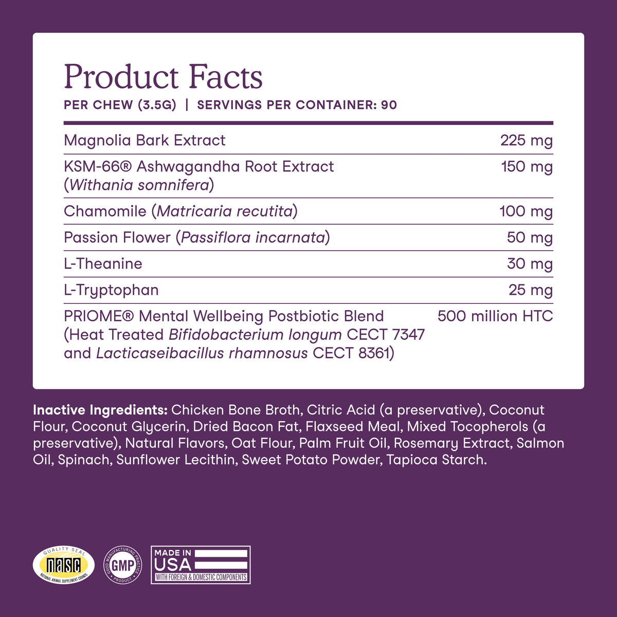 Dog Calming Soft Chew Supplement product image 6