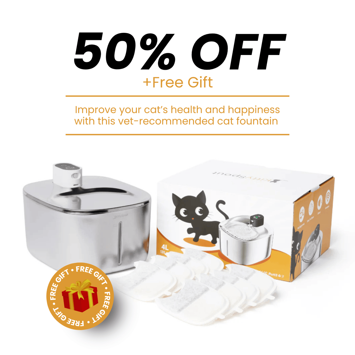 Cat Water Fountain product image 1