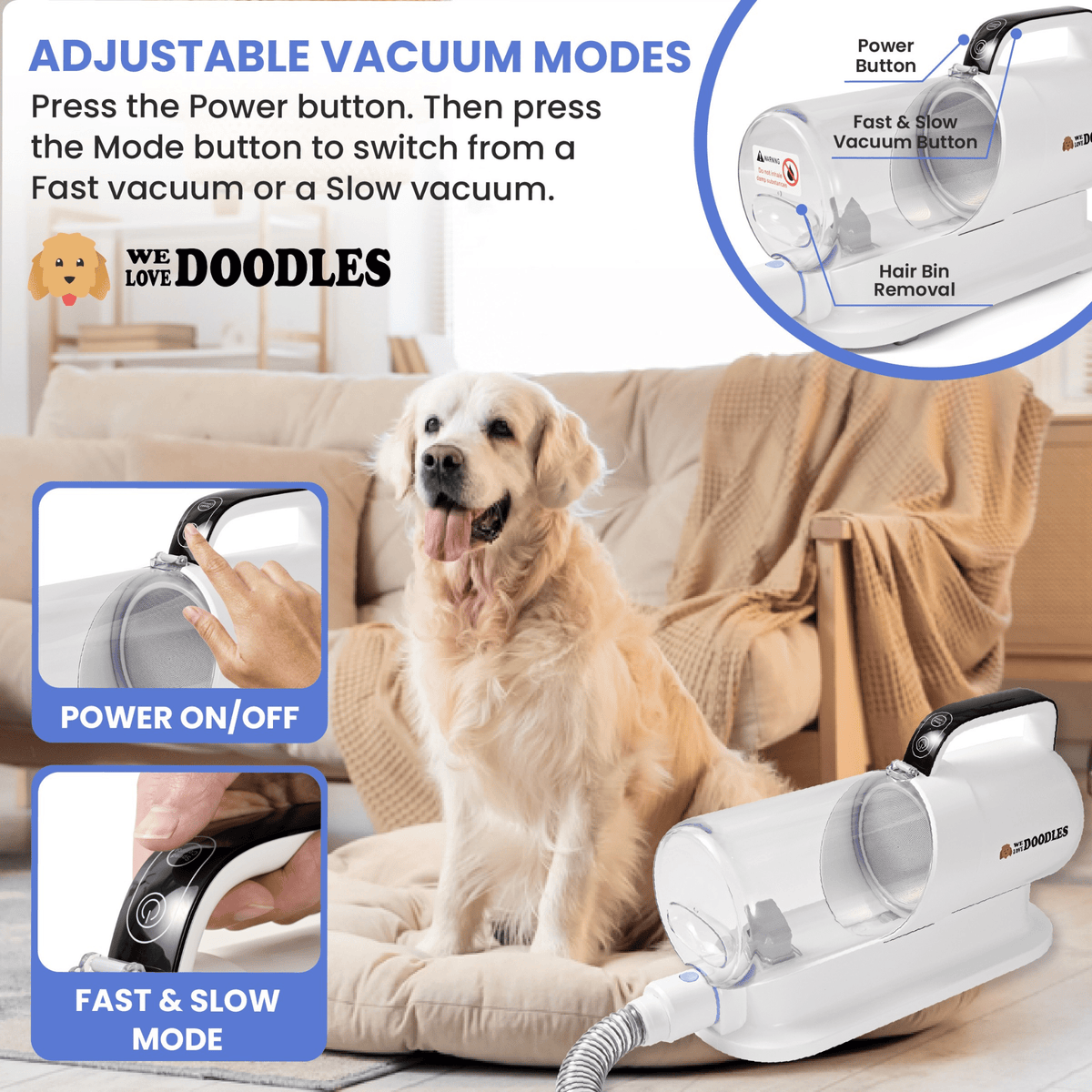 Dog Grooming Vacuum Kit product image 5
