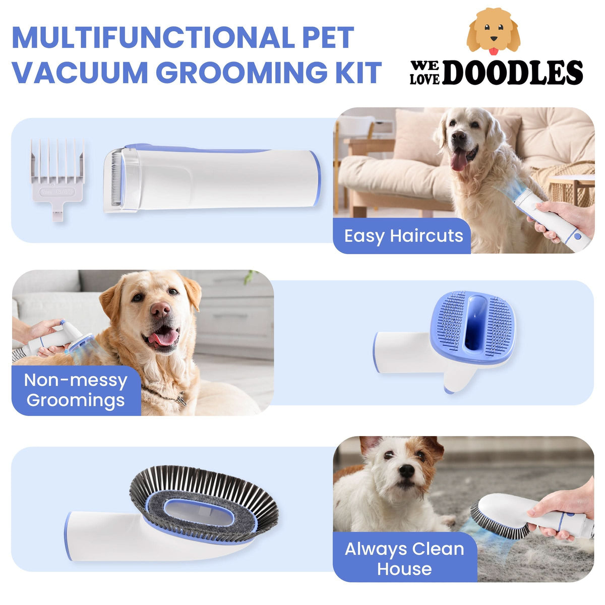 Dog Grooming Vacuum Kit product image 6