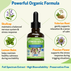 Dog calming supplement for occasional stress support during travel, loud noises, vet visits, and changes