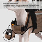 Dog Carrier Backpack for Cool, Comfortable Walks, Travel and Hiking with Four-Leg-Out Airflow