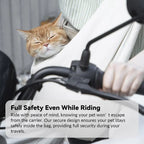 Pet Sling Carrier Bag for Comfortable Hands-Free Walks, Bike Rides, and Everyday Outings with Secure Pocket