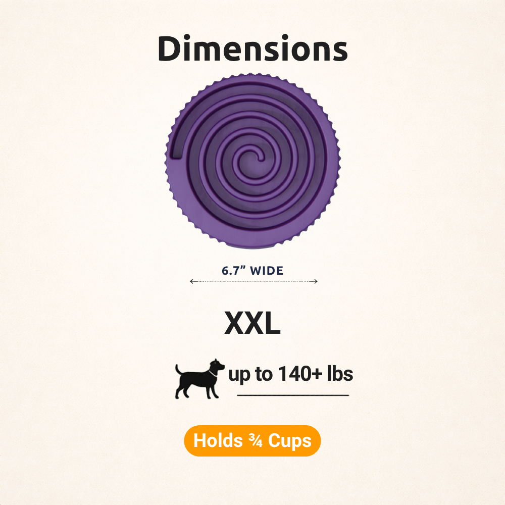 Refillable Swirl Dog Enrichment Toy product image 8